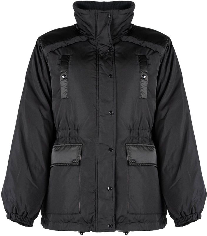 Silvian Heach - Winterjas - Zwart - 100% Polyamide - Regular Fit