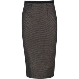 Punto di Roma - Kokerrok - Zwart - Midi Lengte - Aansluitend Silhouet