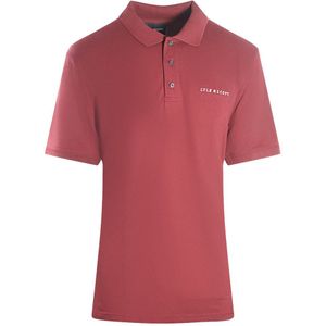 Lyle & Scott - Fletcher - Poloshirt - Bordeaux - Geborduurd Logo