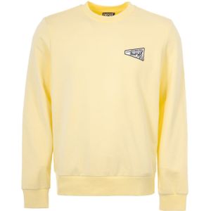 Heren Diesel SGinn K31 Crew Neck Sweatshirt in Geel