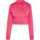 Mymo - Hoodie - Roze - Dames - Katoenmix - Casual Pasvorm