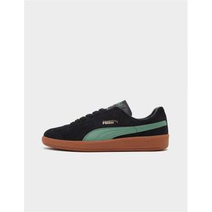 Men's Puma Suede Army Trainers In Black Blue - Maat 43
