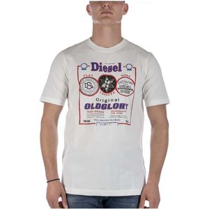 T-Shirt Diesel T-Just E36 Wit