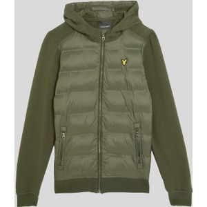 Lyle & Scott - Hybride Hoodie - Groen - Jongens