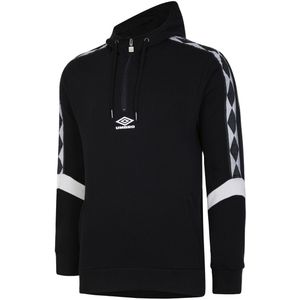 Umbro Heren Diamond Half Zip Hoodie (Zwart/maanrots)