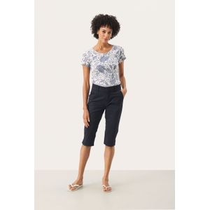 Capribroek - Dark Navy Blue - Classic Fit - Korte Broeken