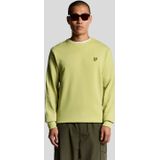 Lyle & Scott katoenen sweatshirt met ronde hals - Geel