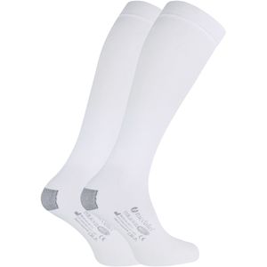 Saphena - Unisex - Compressiekousen - Wit - Klasse 1 Medisch Hulpmiddel, 18mmHg Compressie