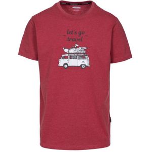 Trespass - Heren Snelweg T-shirt (Rood) - Maat XL