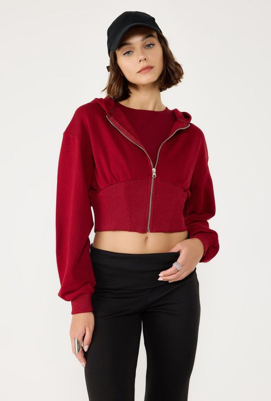 Sweat à capuche zippé