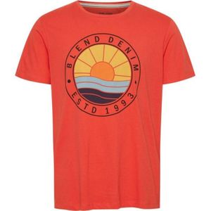 Blend T-shirt met logo paprika