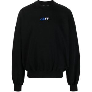 Off-White - Sweatshirt - Gebroken Wit - Boxy Fit - 100% Katoen