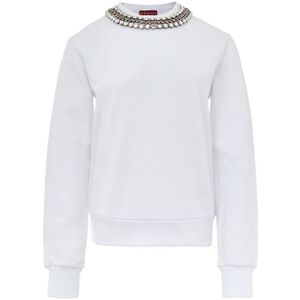 Sweatshirt met Geïntegreerde Juweelrand
