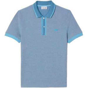 Lacoste Heren Kaviaar Piqué Regular Poloshirt (Blauw)