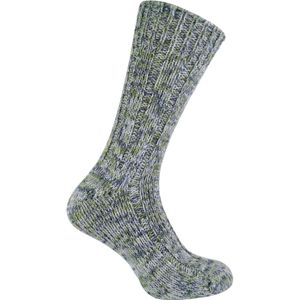 Dikke warme wandelsokken van 100% wol voor heren - Khaki