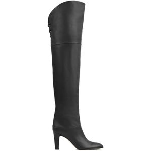 Chloé - Overknee Laarzen - 100% Kalfsleer - Hakhoogte 8,5 cm