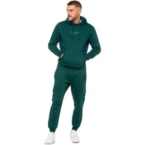 Enzo - Pullover Hoodie Tracksuit Set - Groen