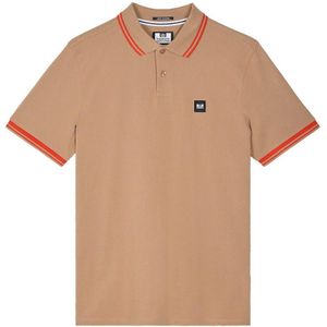 Weekend Offender Heren Levanto Gestipt Poloshirt (Cognac)