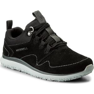 Merrell - Getaway Locksley - Herenschoenen - Zwart - Suède Leer