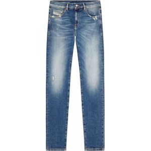 Diesel - D-Strukt - Lichtblauwe Jeans - Slim Fit - Taps Toelopende Pijpen