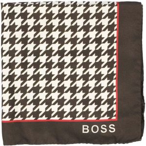Boss Zijden Zakdoek met Logo (Groen)