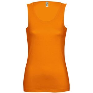 SOLS Vrouwen/dames Jane Sleeveless Tank / Vest Top (Oranje)