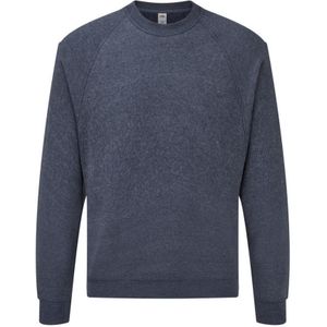 Fruit Of The Loom Heren Raglan Mouwen BelcoroÂ® Sweatshirt (Heather Marine)