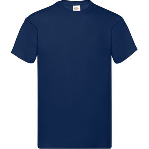 Fruit of the Loom Heren Origineel Heather T-Shirt (Marine)