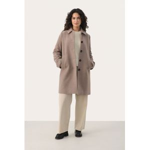 Jas Classic fit Mink Melange beige