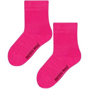 Sokken van Merinowol voor peuters | Steven | Warme dikke sokken voor de winter - Roze