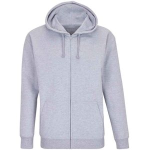 SOLS Volwassen uniseks Carter Marl Full Zip Hoodie (Grijze Mergel)