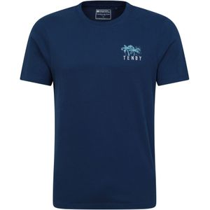 Mountain Warehouse Heren Tenby rug T-shirt Organic (Marine)