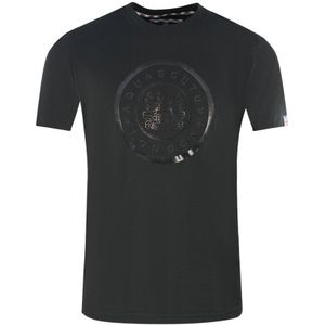 Aquascutum London Circle Logo Black T-Shirt