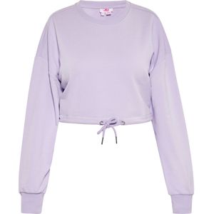 Mymo - Sweatshirt - Lavendel - Dames - Cropped Silhouet
