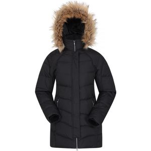 Mountain Warehouse Dames/Dames Isla II Lange Donzen Jas (Jet Zwart)