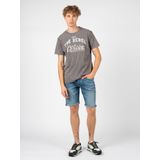 Guess - Klassiek T-shirt - Grijs - Katoen - Ronde Hals