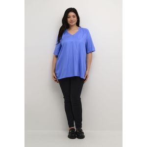 Blouse met korte mouwen A-shape Ultramarine blue