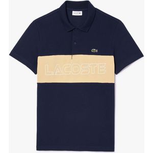 Heren Lacoste Regular-Fit Stretch PiquÃ© Poloshirt in Multi kleur