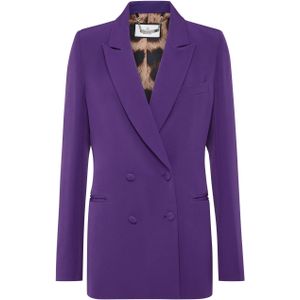 Philipp Plein, Dames, Jassen, Paars, Maat: XS Leer,