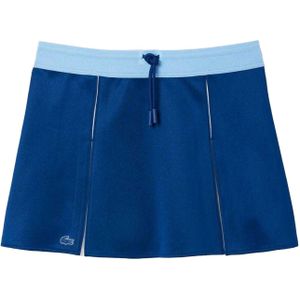 Lacoste Dames/Dames Kleurblok Interlock Verstelbare Rok (Blauw/Wit)