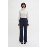 My Essential Wardrobe, Dames, Broeken, Blauw, Maat: XS Poliester,