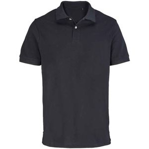 SOLS Unisex Adult Pacific Piqué Tweelingnaaldssteek Poloshirt (Zwart)
