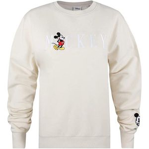 Disney Dames/dames Mickey Mouse Geborduurd Sweatshirt (Steen) - Maat XL