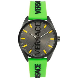 Versace V-vertical Heren Horloge Groen VE3H00923