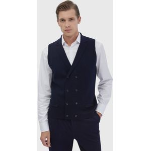 Gilet tricoté à armure toile