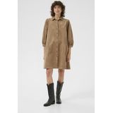 Jurk - EleinaPW - Bruin - Relaxed Fit