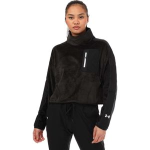 Under Armour Dames/Dames Journey Mock Neck Fleece Top (Zwart)