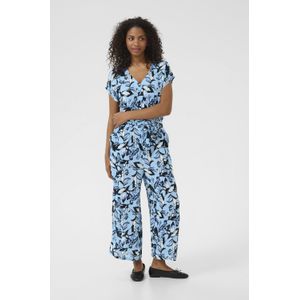 Kaffe - KAMille - Jumpsuit - Lichtblauw / Zwart / Wit