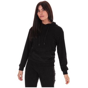 Brave Soul Corduroy hoodie voor dames in zwart