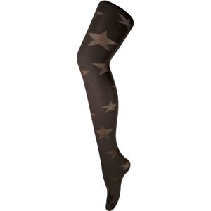Sock Snob Dames80 denier ondoorzichtig patroon panty's - Star Brown